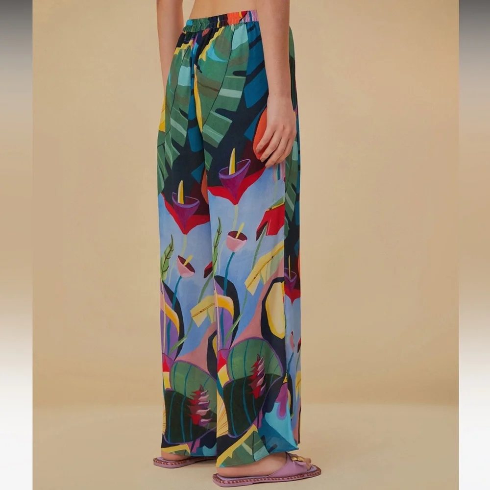 Farm Rio tropical scenario pants - Picture 3 of 7